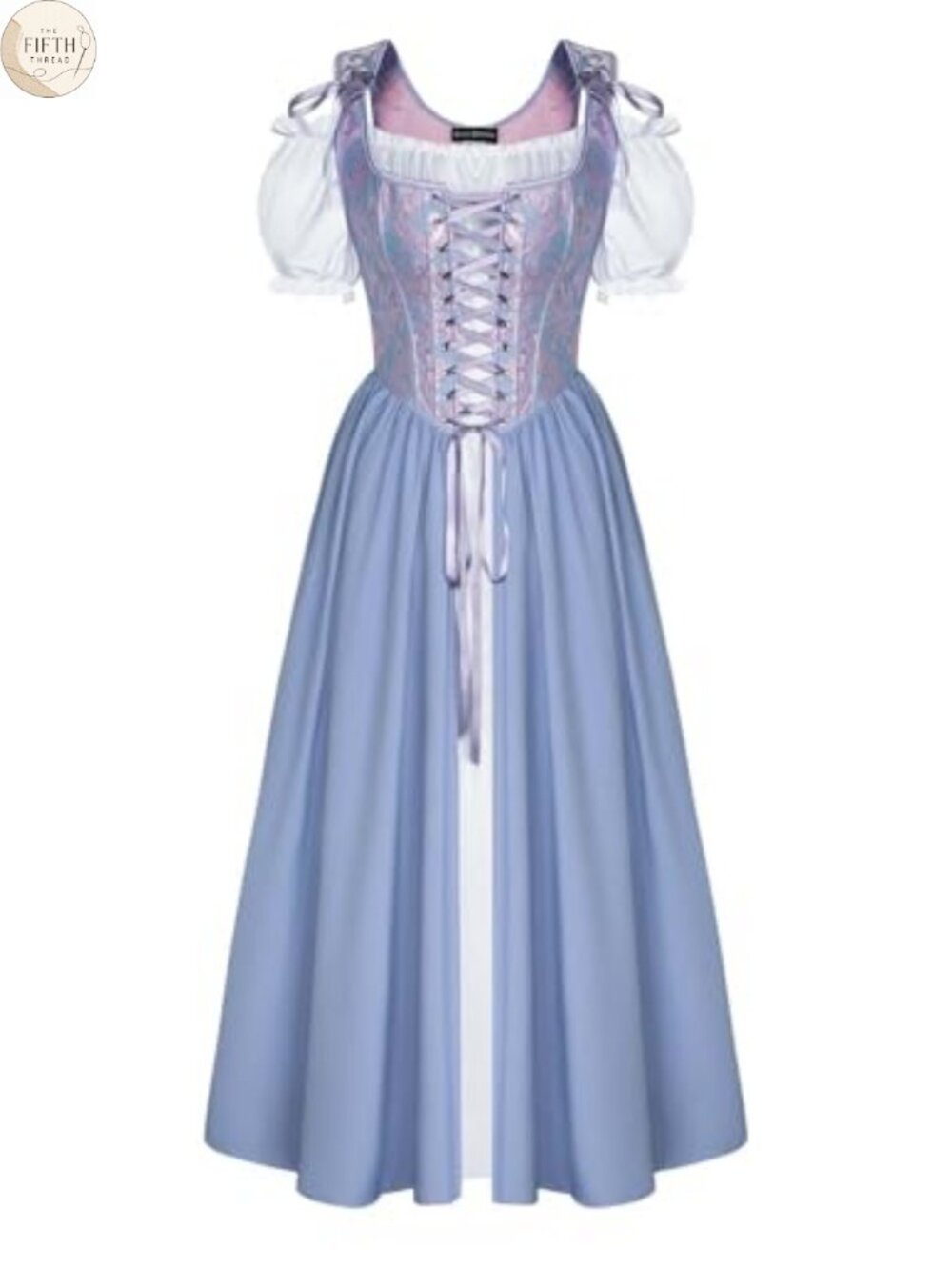 Renaissance Corset Dress Women Medieval Fairy Costume